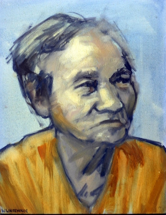 Banh Mi Lady 1, 40x30cm, oil on canvas, 2013