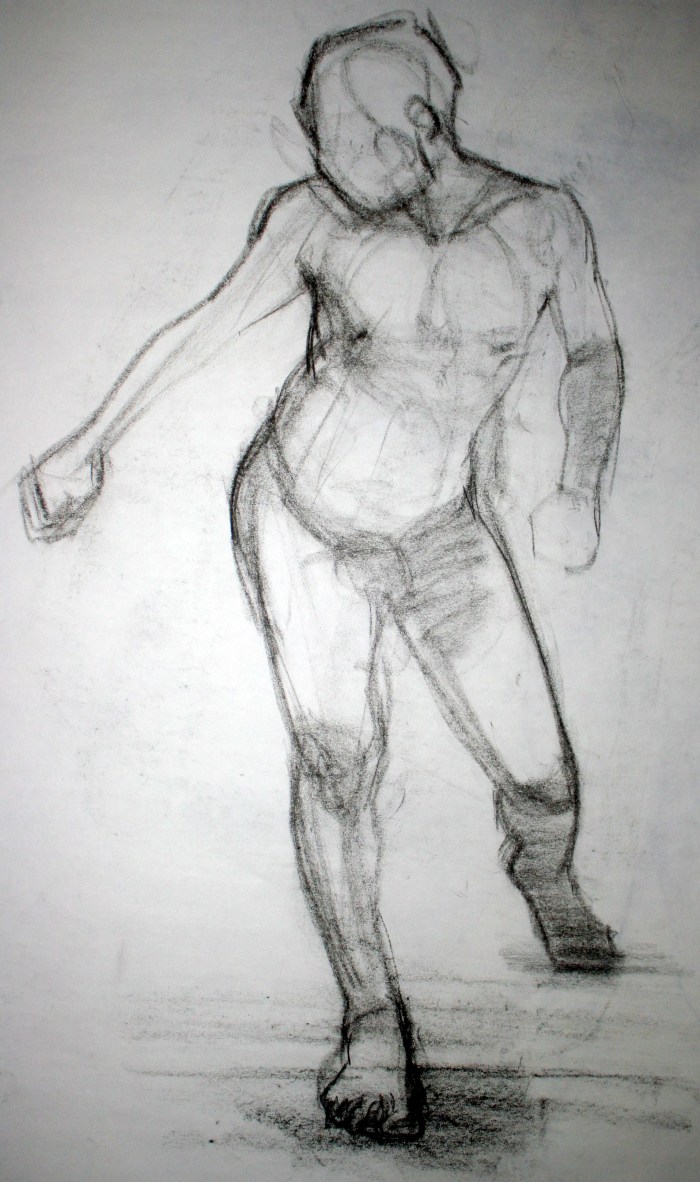 charcoal, 90x50 cm, 2010