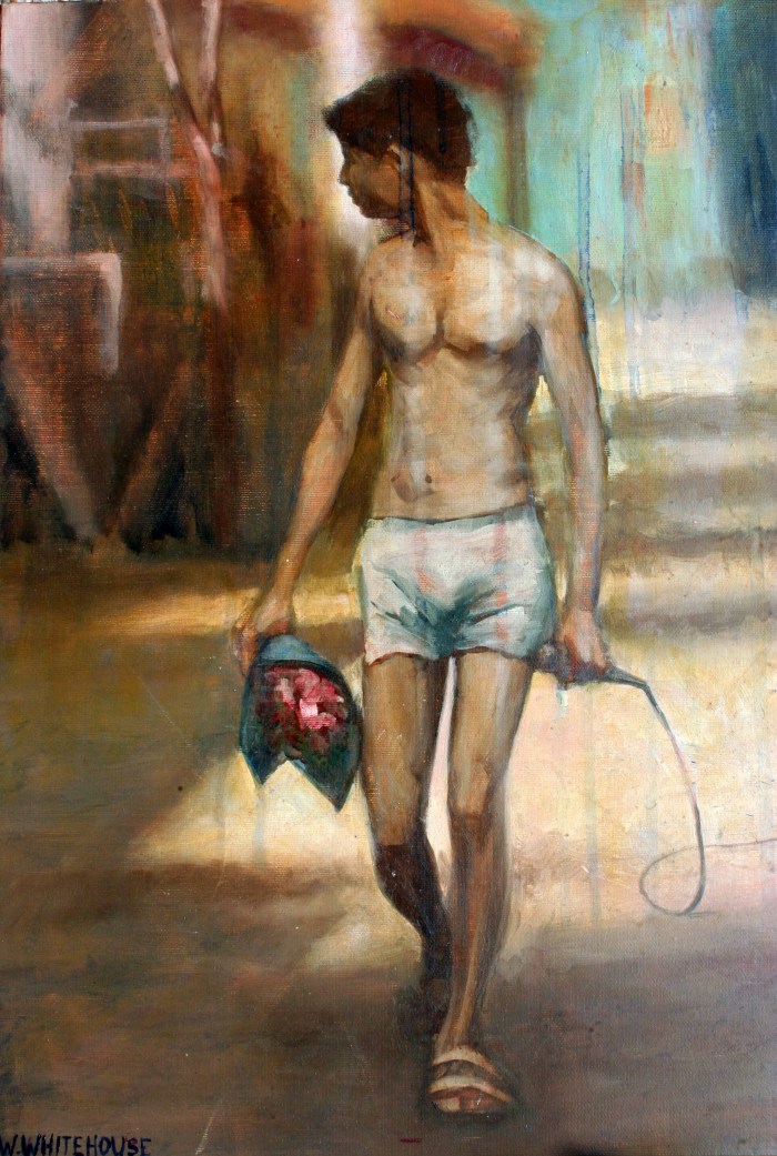 Chin up Tiger, 50x40cm, oil on canvas, 2011