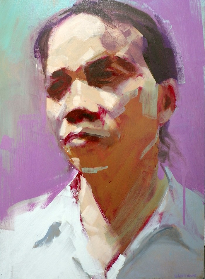 Garbage Collector, 70x50cm, oil on canvas, 2013