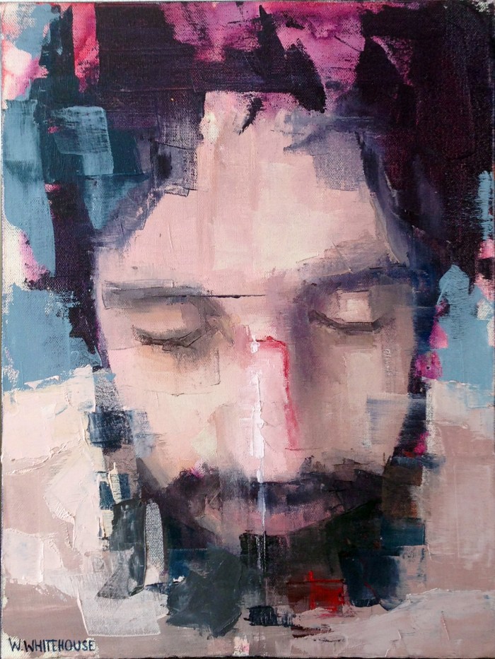 Gavin with Broken Nose, 40x30cm, oil on canvas, 2012