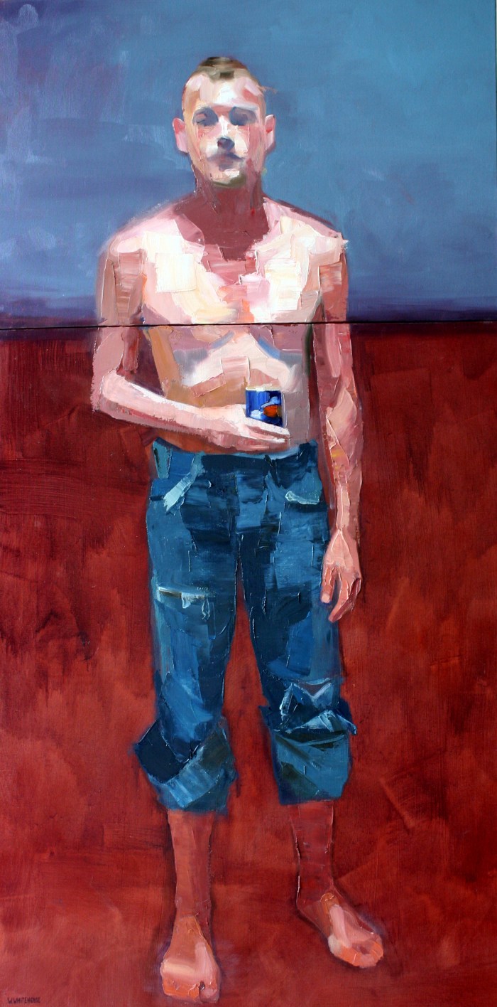S.C. with Beer Can, 40x60 & 80x60 cm, oil on canvas, 2015