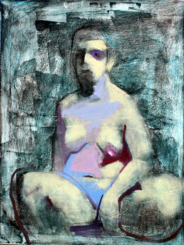 seated-figure-61x46-cm-charcoal-acrylic-and-oil-on-canvas-2016